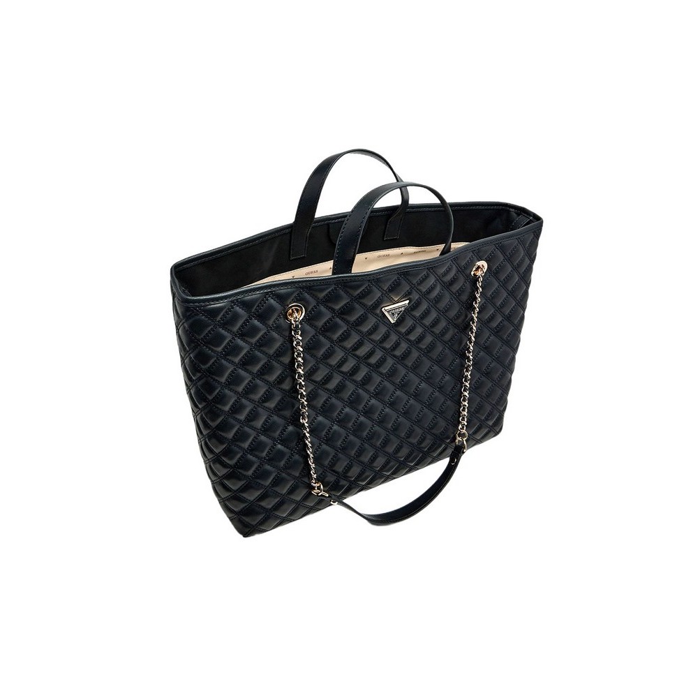 GUESS GIULLY II LARGE 2 IN 1 TOTE ΤΣΑΝΤΑ ΓΥΝΑΙΚΕΙΑ BLACK