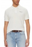 TOMMY JEANS REG LINEAR POLO EXT ΜΠΛΟΥΖΑ ΑΝΔΡΙΚΗ ECRU