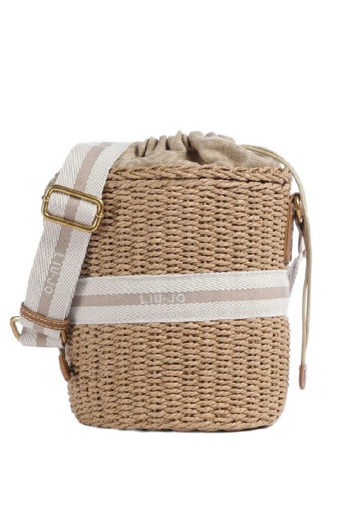 LIU JO SUMMER BUCKET BAG AA6218A0005 ΤΣΑΝΤΑ ΓΥΝΑΙΚΕΙΑ BEIGE