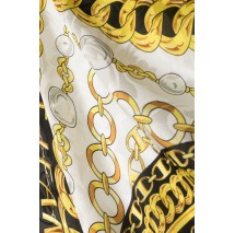 VERSACE JEANS COUTURE FOULARD LEAVES JACQUARD 90CMX90CM ΦΟΥΛΑΡΙ ΓΥΝΑΙΚΕΙΟ BLACK/GOLD