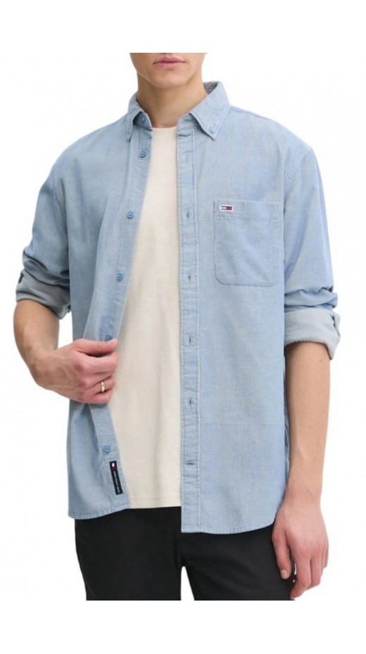 TOMMY JEANS ENTRY CORD SHIRT EXT ΠΟΥΚΑΜΙΣΟ ΑΝΔΡΙΚΟ CIEL