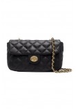 ΤΣΑΝΤΑ CROSSBODY ΚΑΠΙΤΟΝΕ ΓΥΝΑΙΚΕΙΑ VERSACE JEANS COUTURE BLACK