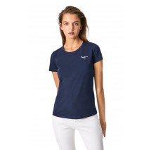 T-SHIRT ΓΥΝΑΙΚΕΙΟ PEPE JEANS LONDON NAVY T-SHIRT ΓΥΝΑΙΚΕΙΟ PEPE JEANS LONDON NAVY