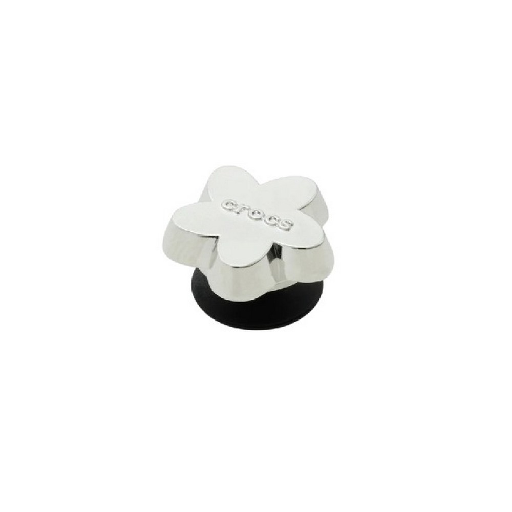CROCS SILVER FLOWER JIBBITZ CHARMS ΑΞΕΣΟΥΑΡ ΓΥΝΑΙΚΕΙΟ SILVER