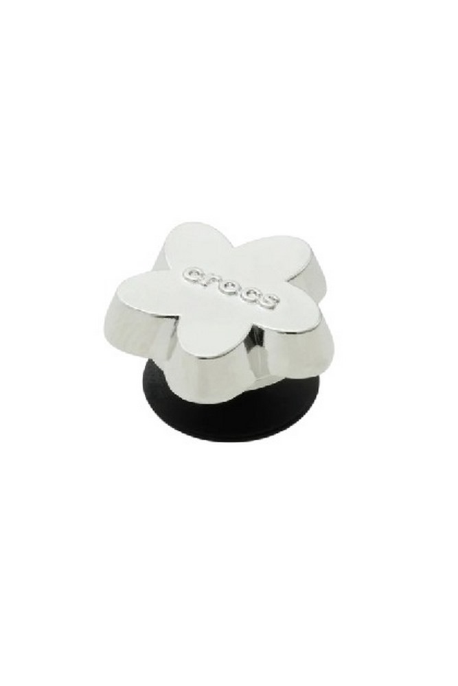 CROCS SILVER FLOWER JIBBITZ CHARMS ΑΞΕΣΟΥΑΡ ΓΥΝΑΙΚΕΙΟ SILVER