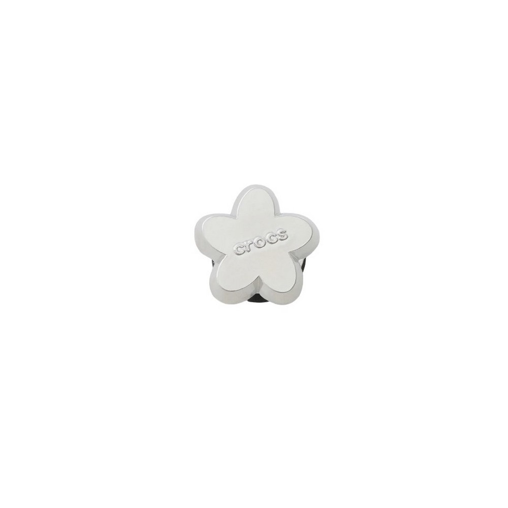 CROCS SILVER FLOWER JIBBITZ CHARMS ΑΞΕΣΟΥΑΡ ΓΥΝΑΙΚΕΙΟ SILVER