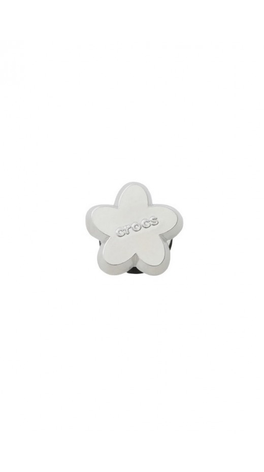 CROCS SILVER FLOWER JIBBITZ CHARMS ΑΞΕΣΟΥΑΡ ΓΥΝΑΙΚΕΙΟ SILVER