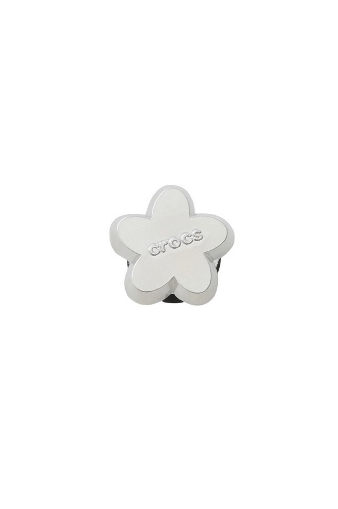CROCS SILVER FLOWER JIBBITZ CHARMS ΑΞΕΣΟΥΑΡ ΓΥΝΑΙΚΕΙΟ SILVER