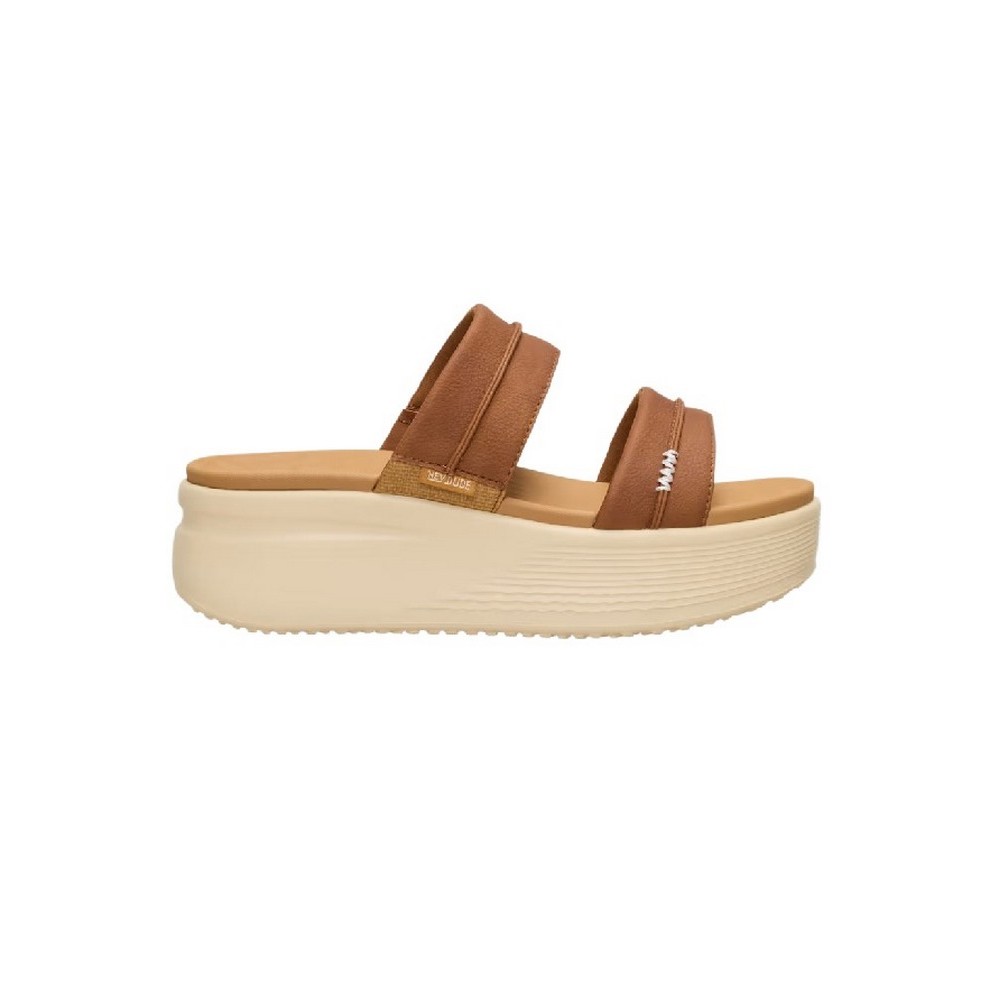 HEY DUDE AUSTIN SLIDE CLASSIC ΠΑΝΤΟΦΛΑ ΓΥΝΑΙΚΕΙΑ COGNAC