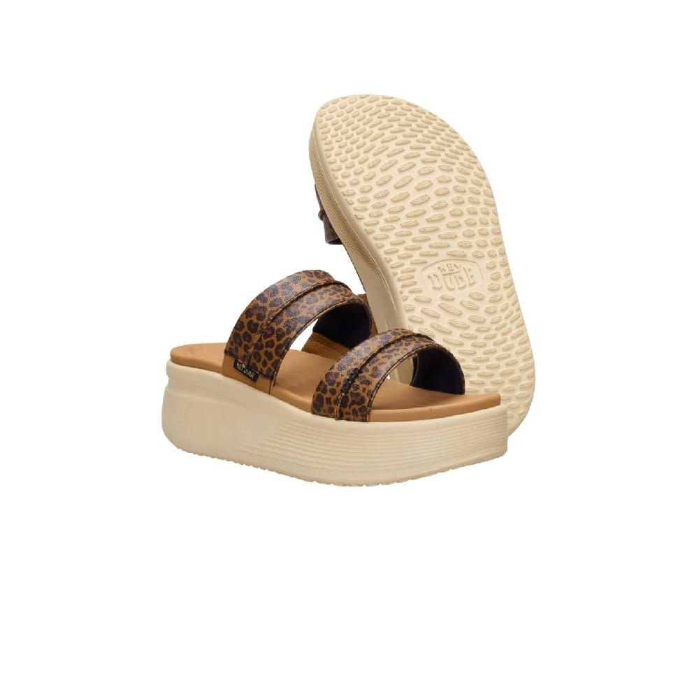 HEY DUDE AUSTIN SLIDE CLASSIC ΠΑΝΤΟΦΛΑ ΓΥΝΑΙΚΕΙΑ LEOPARD