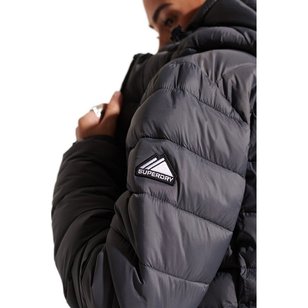 ΜΠΟΥΦΑΝ PUFFER ΓΥΝΑΙΚΕΙΟ SUPERDRY GREY
