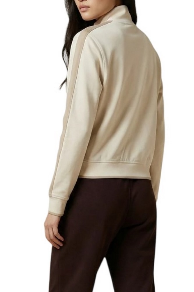 CALVIN KLEIN JEANS LS STRETCH TERRY FZ TRACK JACKET ΖΑΚΕΤΑ ΦΟΥΤΕΡ ΓΥΝΑΙΚΕΙΑ OFF WHITE