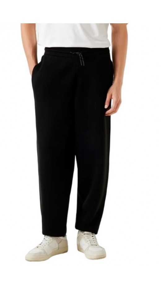 GUESS YAKI CUFF PANT ΦΟΡΜΑ ΠΑΝΤΕΛΟΝΙ ΑΝΔΡΙΚΟ BLACK
