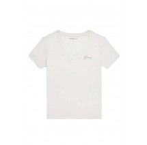 GUESS NEW SS VN MINI LOGO T-SHIRT ΜΠΛΟΥΖΑ ΓΥΝΑΙΚΕΙΑ WHITE