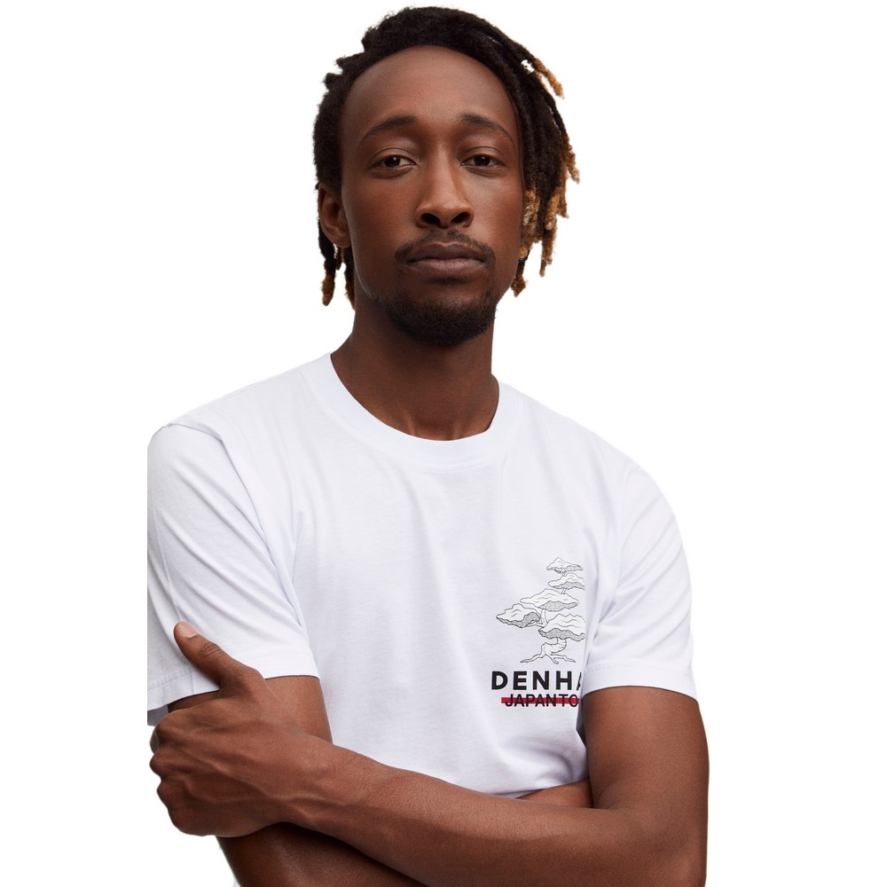 T-SHIRT ΑΝΔΡΙΚΟ DENHAM WHITE T-SHIRT ΑΝΔΡΙΚΟ DENHAM WHITE