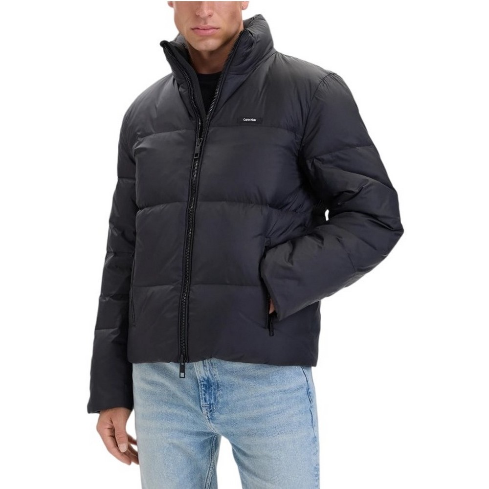 CALVIN KLEIN MDWT NYLON DOWN PUFFER JKT ΜΠΟΥΦΑΝ ΑΝΔΡΙΚΟ BLACK