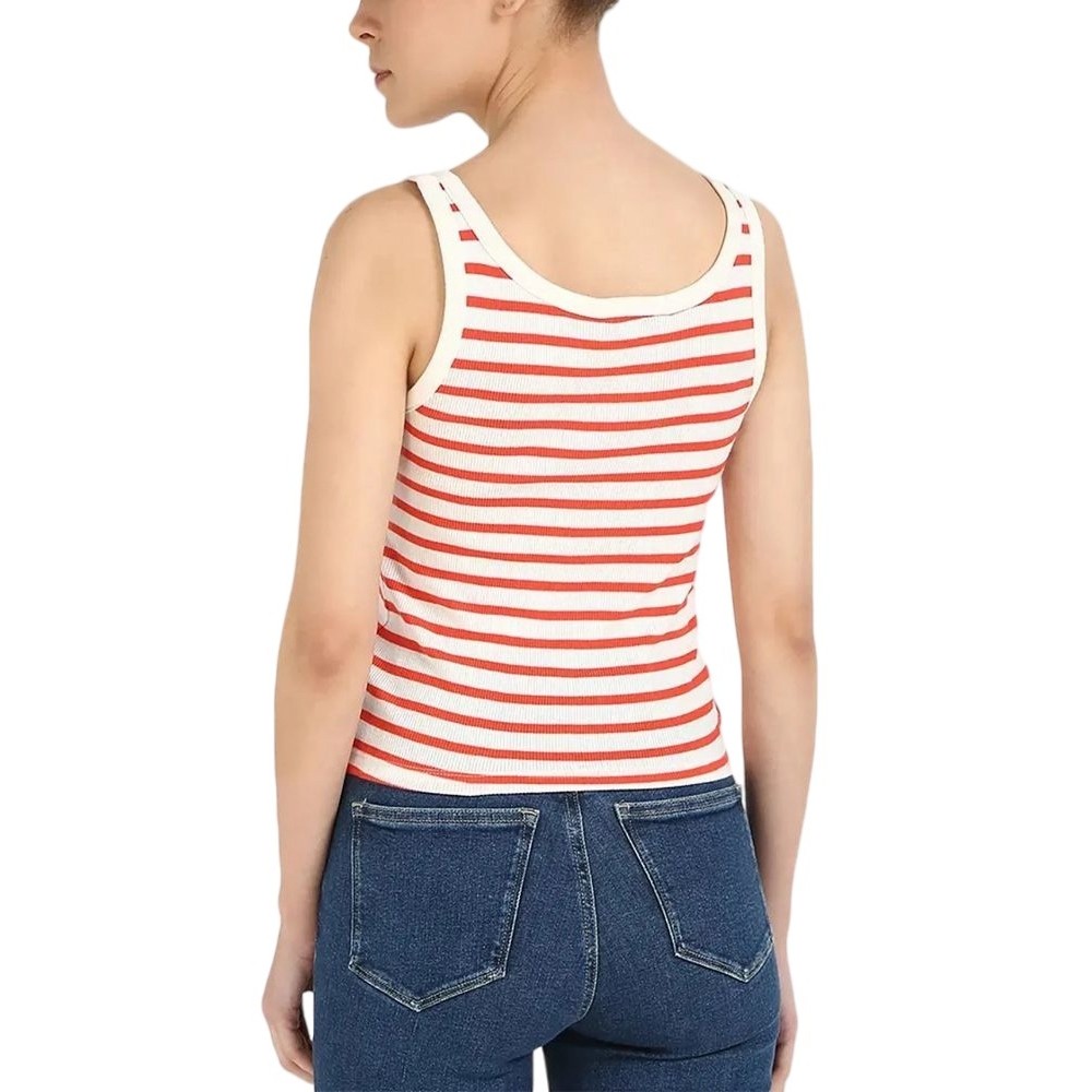 TOMMY JEANS SLIM BUTTON TANK ΤΟΠ ΓΥΝΑΙΚΕΙΟ ECRU