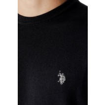 U.S POLO ASSN LEON ΜΠΛΟΥΖΑ  ΑΝΔΡΙΚΗ BLACK