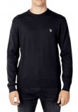 U.S POLO ASSN LEON ΜΠΛΟΥΖΑ  ΑΝΔΡΙΚΗ BLACK