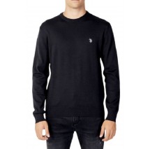 U.S POLO ASSN LEON ΜΠΛΟΥΖΑ  ΑΝΔΡΙΚΗ BLACK