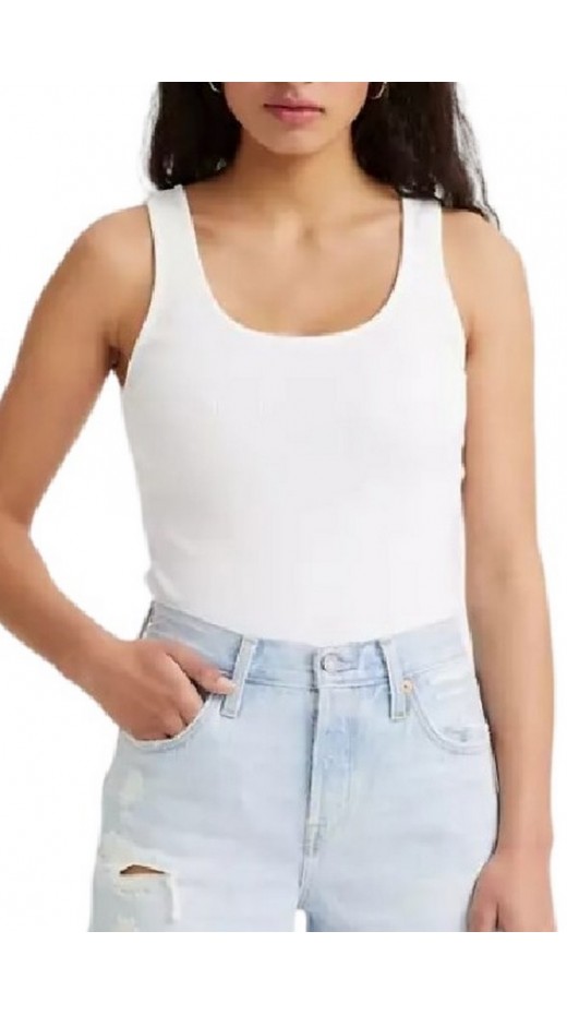 LEVIS ESSENTIAL RIB TANK A59060001 ΤΟΠ ΓΥΝΑΙΚΕΙΟ WHITE