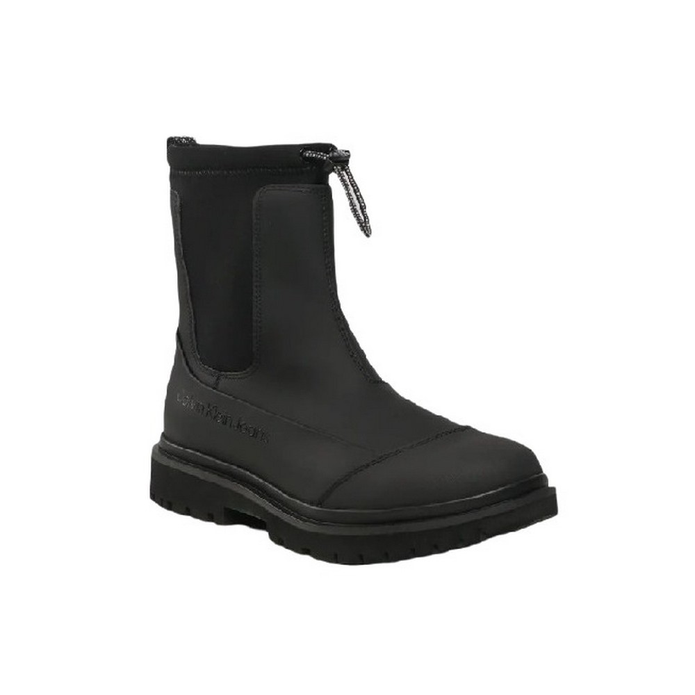 CALVIN KLEIN CHUNKY COMBAT CHELSEA BOOT RUB ΠΑΠΟΥΤΣΙ ΓΥΝΑΙΚΕΙΟ BLACK