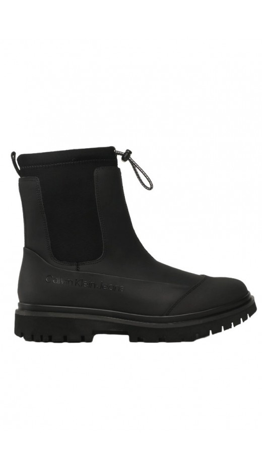 CALVIN KLEIN CHUNKY COMBAT CHELSEA BOOT RUB ΠΑΠΟΥΤΣΙ ΓΥΝΑΙΚΕΙΟ BLACK