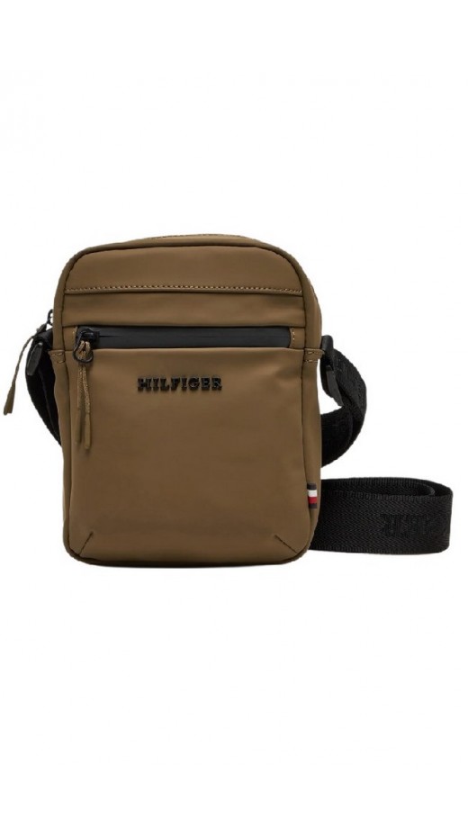 TOMMY HILFIGER TPU MINI REPORTER ΤΣΑΝΤΑ ΑΝΔΡΙΚΗ OLIVE