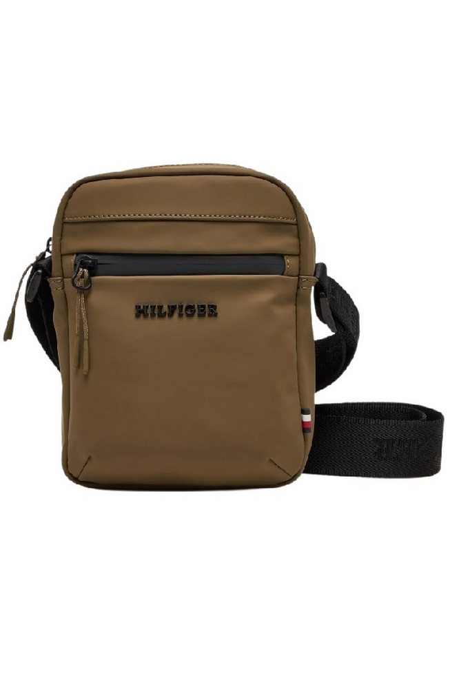 TOMMY HILFIGER TPU MINI REPORTER ΤΣΑΝΤΑ ΑΝΔΡΙΚΗ OLIVE