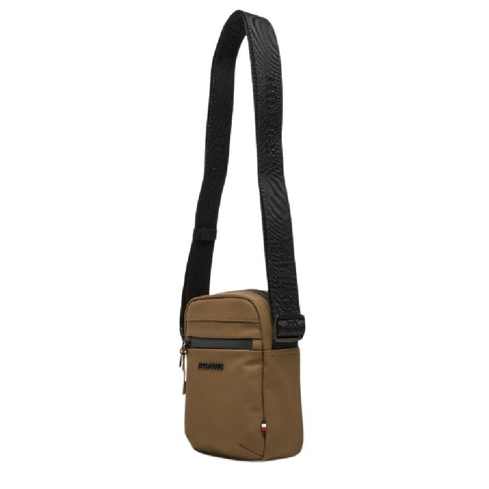 TOMMY HILFIGER TPU MINI REPORTER ΤΣΑΝΤΑ ΑΝΔΡΙΚΗ OLIVE
