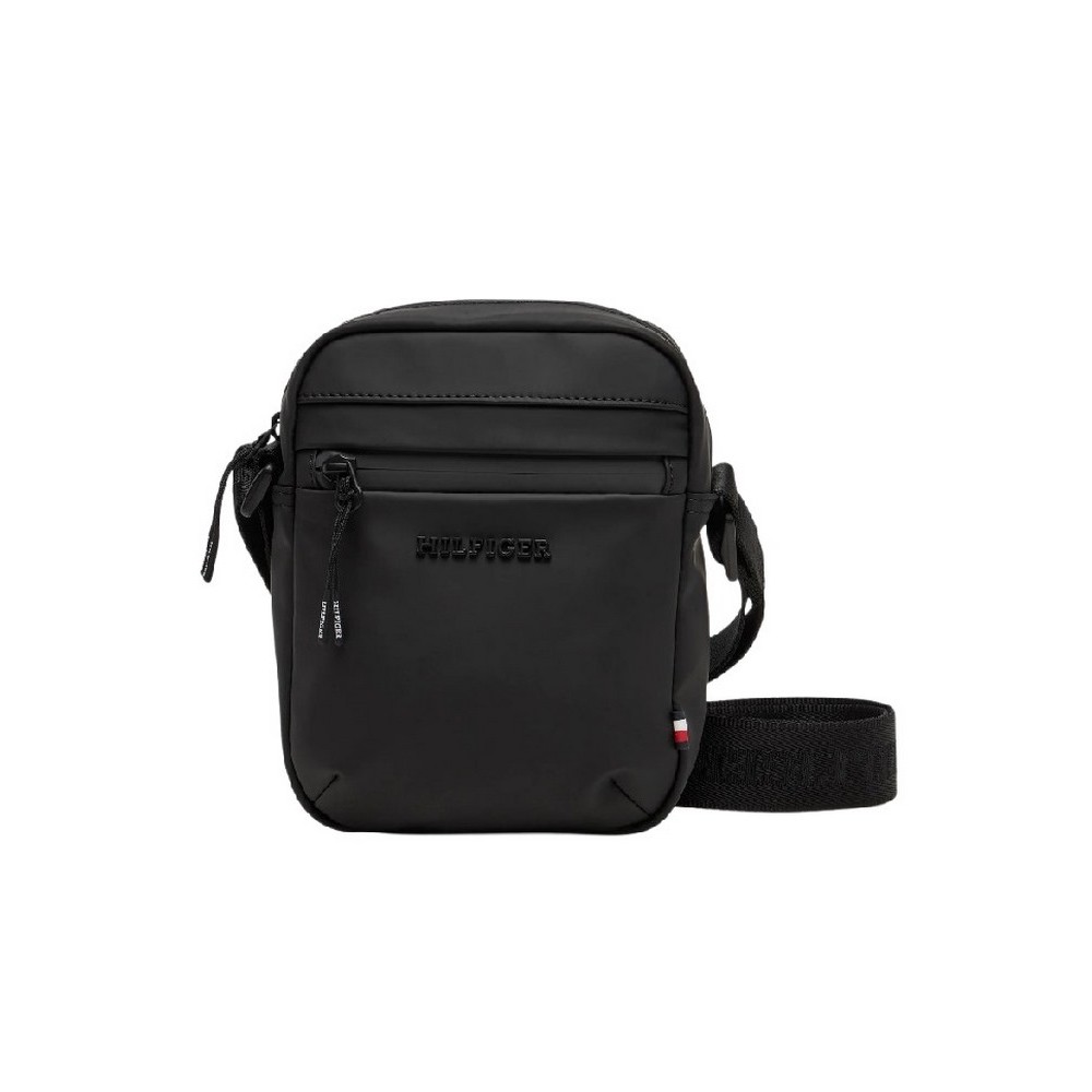 TOMMY HILFIGER TPU MINI REPORTER ΤΣΑΝΤΑ ΑΝΔΡΙΚΗ BLACK