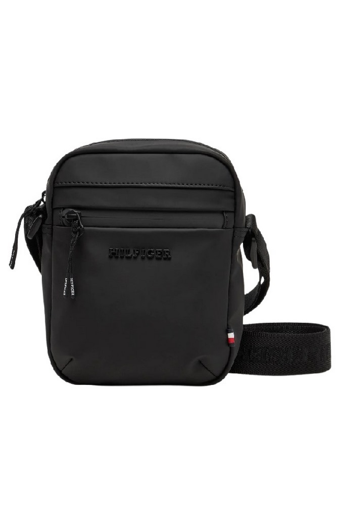 TOMMY HILFIGER TPU MINI REPORTER ΤΣΑΝΤΑ ΑΝΔΡΙΚΗ BLACK