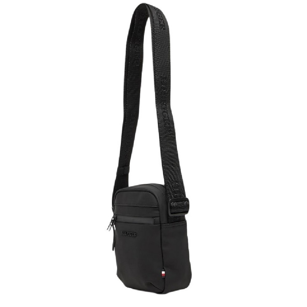 TOMMY HILFIGER TPU MINI REPORTER ΤΣΑΝΤΑ ΑΝΔΡΙΚΗ BLACK