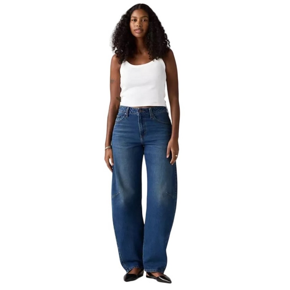 LEVIS® BAGGY DAD BARREL JEANS ΠΑΝΤΕΛΟΝΙ ΓΥΝΑΙΚΕΙΟ DARK INDIGO
