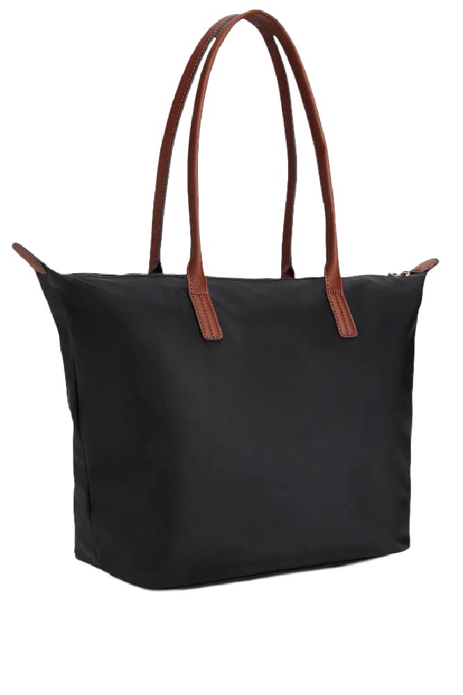TOMMY HILFIGER POPETTE TOTE ΤΣΑΝΤΑ ΓΥΝΑΙΚΕΙΑ BLACK