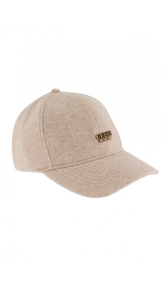 GUESS WOOL LOGO HAT ΚΑΠΕΛΟ ΑΝΔΡΙΚΟ BEIGE