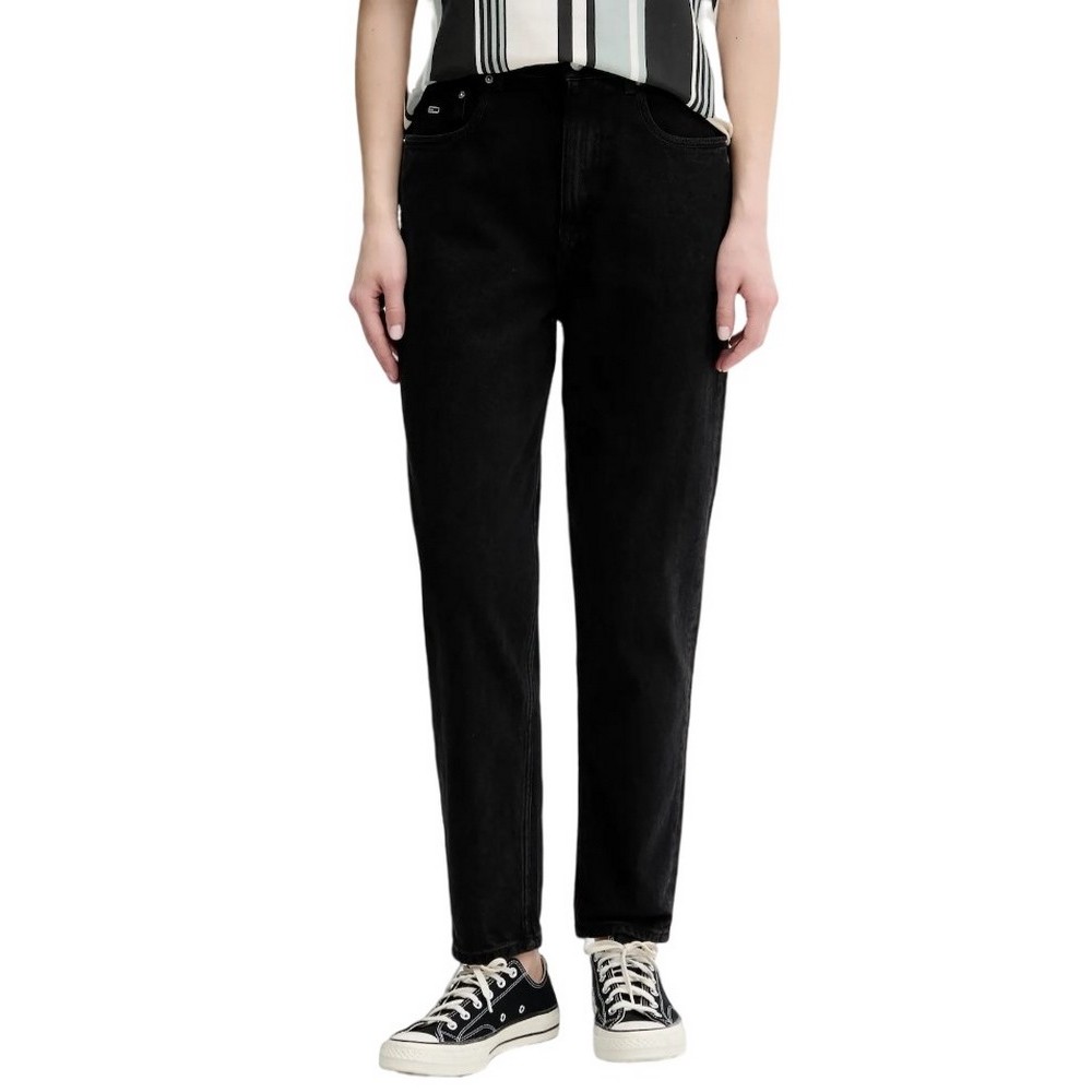 TOMMY JEANS MOM JEAN UHR TPR AI4185 ΠΑΝΤΕΛΟΝΙ ΓΥΝΑΙΚΕΙΟ BLACK
