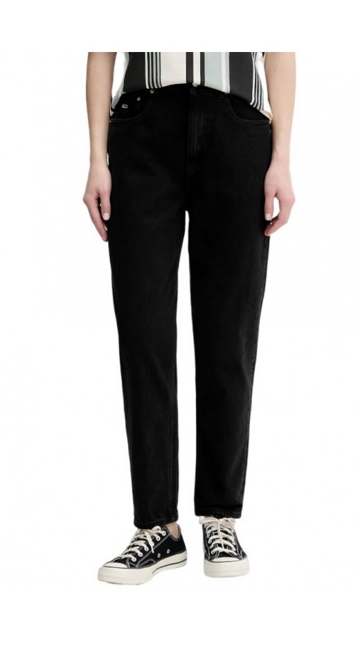 TOMMY JEANS MOM JEAN UHR TPR AI4185 ΠΑΝΤΕΛΟΝΙ ΓΥΝΑΙΚΕΙΟ BLACK