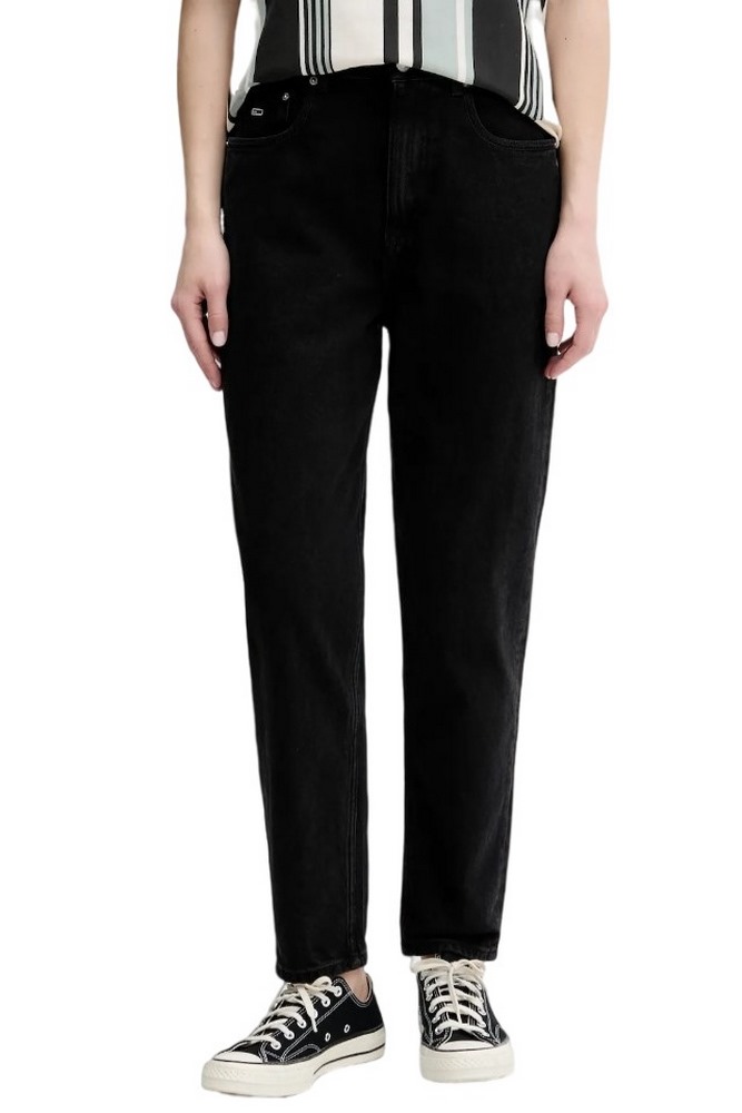 TOMMY JEANS MOM JEAN UHR TPR AI4185 ΠΑΝΤΕΛΟΝΙ ΓΥΝΑΙΚΕΙΟ BLACK
