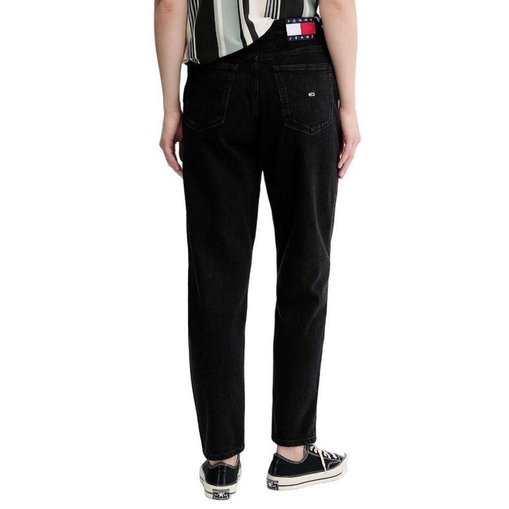TOMMY JEANS MOM JEAN UHR TPR AI4185 ΠΑΝΤΕΛΟΝΙ ΓΥΝΑΙΚΕΙΟ BLACK