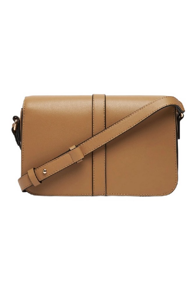 TOMMY HILFIGER  LIBRE FLAP CROSSOVER ΤΣΑΝΤΑ ΓΥΝΑΙΚΕΙΑ BROWN