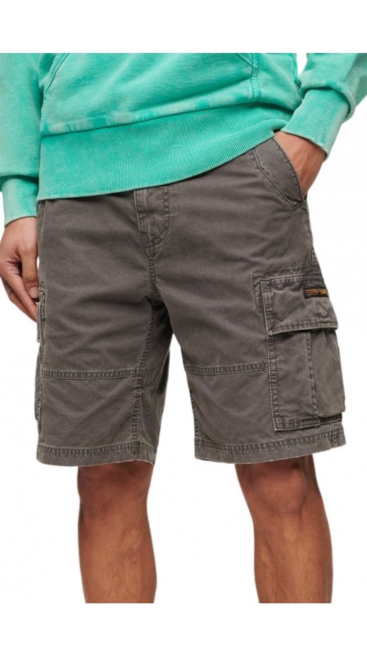 SUPERDRY D1 OVIN HEAVY CARGO SHORT ΒΕΡΜΟΥΔΑ ΑΝΔΡΙΚΗ WASHED GREY