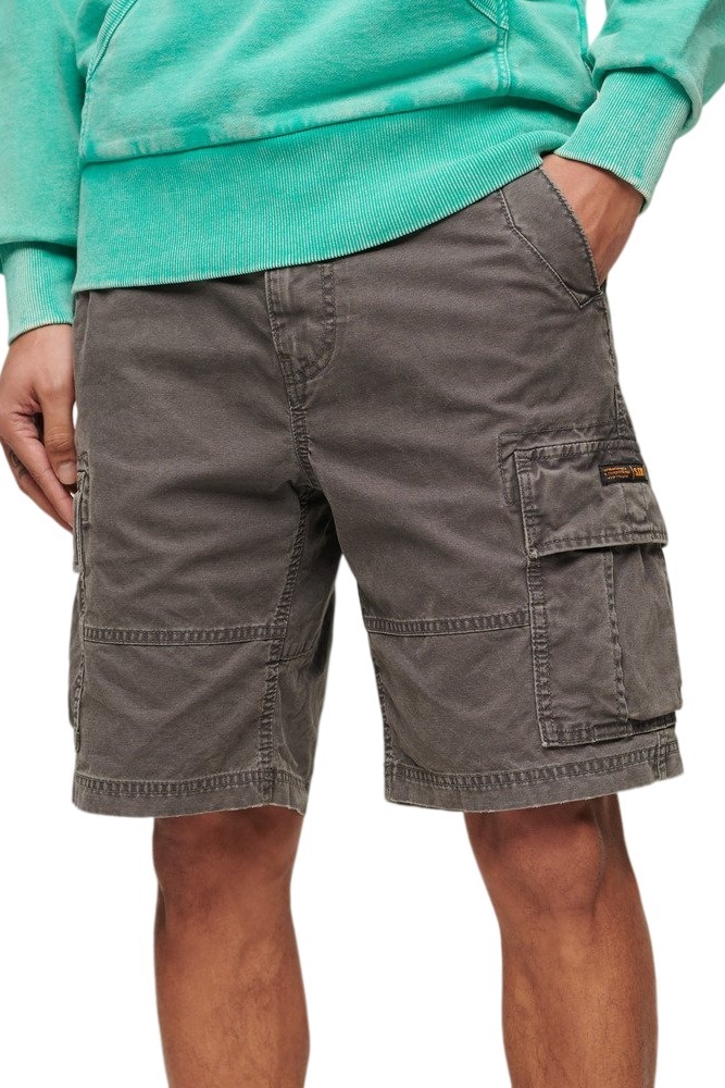 SUPERDRY D1 OVIN HEAVY CARGO SHORT ΒΕΡΜΟΥΔΑ ΑΝΔΡΙΚΗ WASHED GREY
