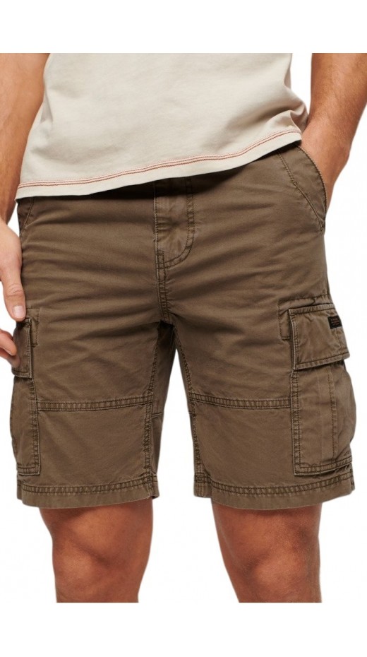SUPERDRY D1 OVIN HEAVY CARGO SHORT ΒΕΡΜΟΥΔΑ ΑΝΔΡΙΚΗ BROWN