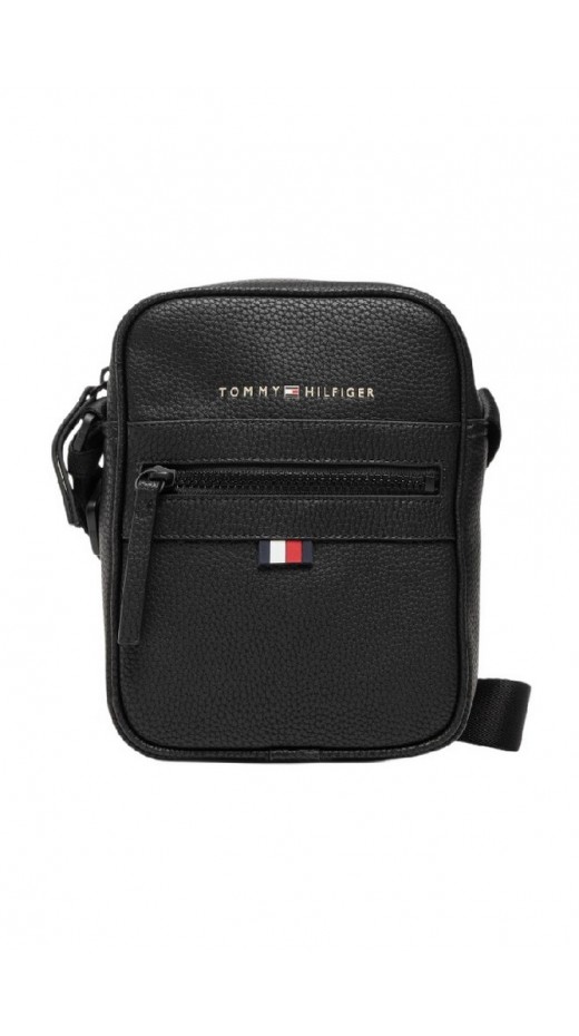 TOMMY HILFIGER ESSENTIAL PU MINI REPORTER ΤΣΑΝΤΑ ΑΝΔΡΙΚΗ BLACK
