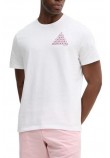 CALVIN KLEIN JEANS 20S CLVN BH PYRMD T-SHIRT ΜΠΛΟΥΖΑ ΑΝΔΡΙΚΗ WHITE