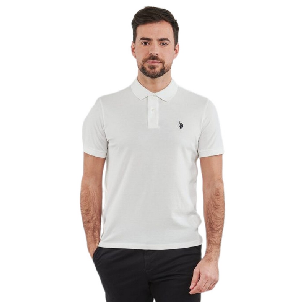 ΜΠΛΟΥΖΑ POLO  ΑΝΔΡΙΚΗ U.S POLO ASSN. WHITE