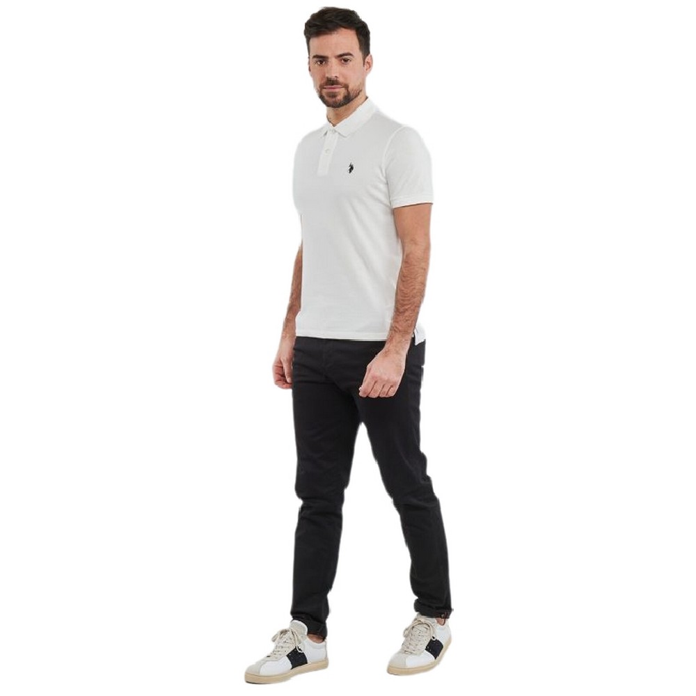 ΜΠΛΟΥΖΑ POLO  ΑΝΔΡΙΚΗ U.S POLO ASSN. WHITE