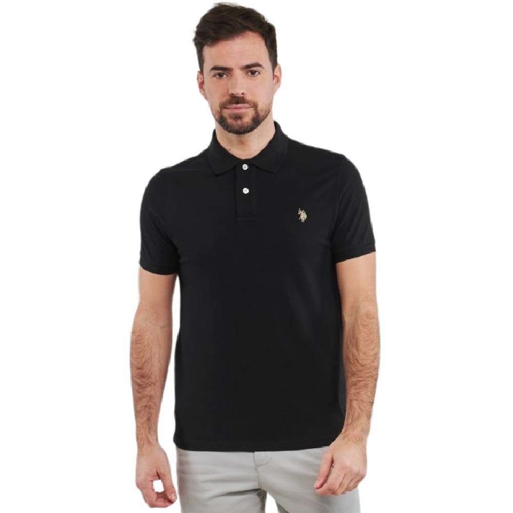 ΜΠΛΟΥΖΑ POLO  ΑΝΔΡΙΚΗ U.S POLO ASSN. BLACK