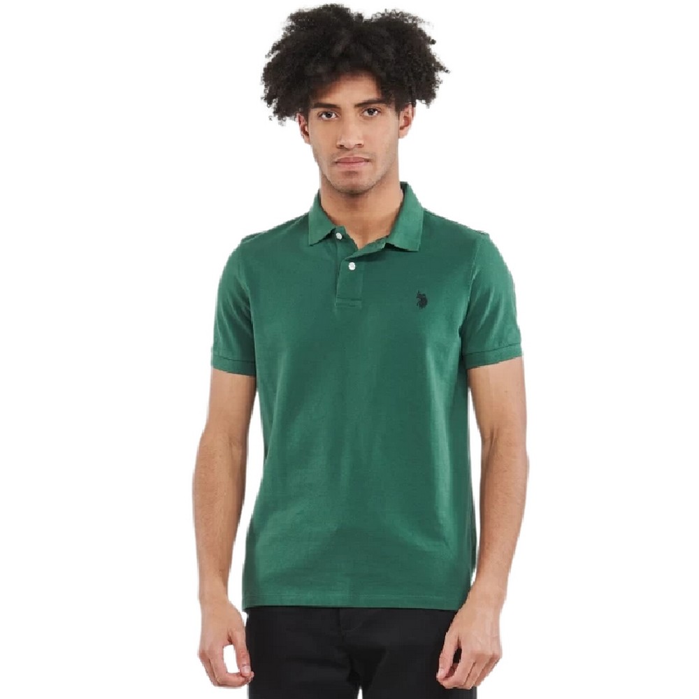 ΜΠΛΟΥΖΑ POLO  ΑΝΔΡΙΚΗ U.S POLO ASSN. DARK GREEN